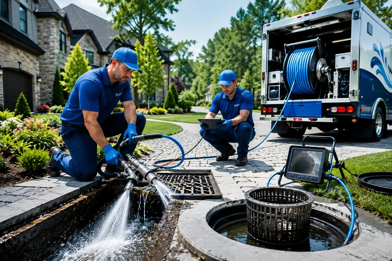 Local outdoor drain cleaning professionals in Fords, NJ